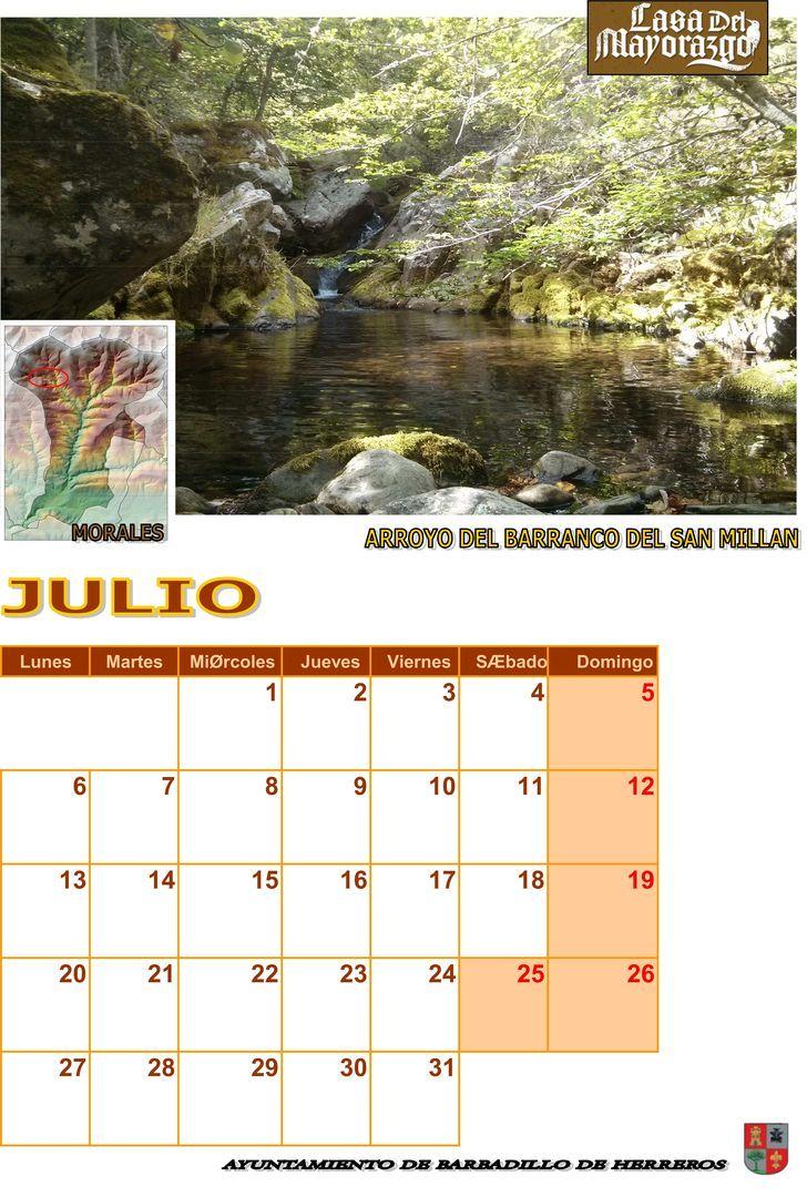 CALENDARIO 2015 (Casa del Mayorazgo)