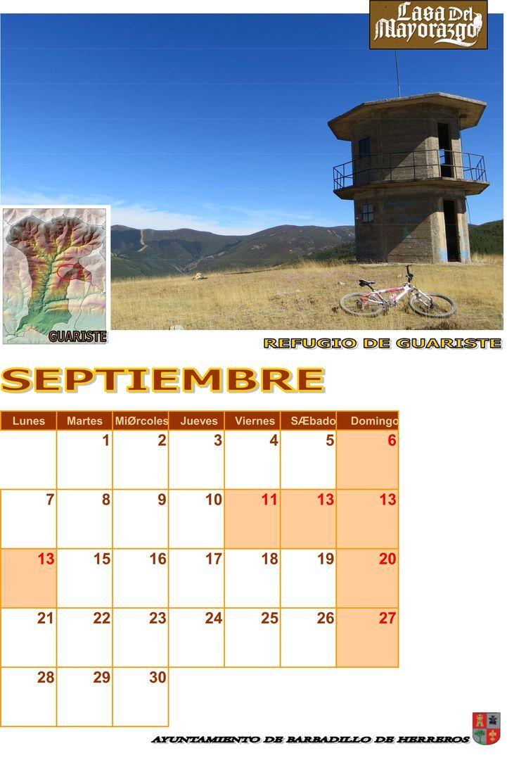 CALENDARIO 2015 (Casa del Mayorazgo)
