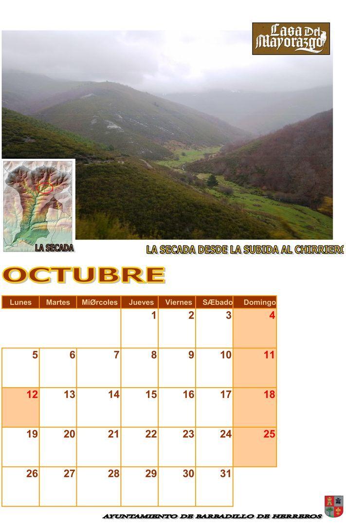 CALENDARIO 2015 (Casa del Mayorazgo)